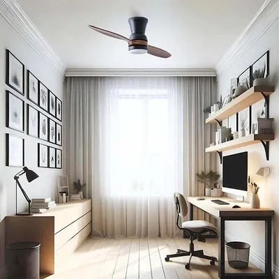 Produktbild von LEAN Deckenventilator ventyly mit dunklem Holzlicht VT23206