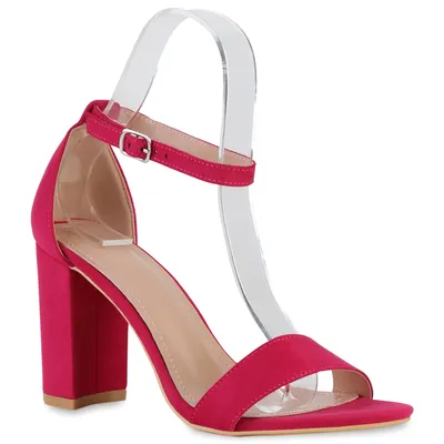 Produktbild von VAN HILL Damen Klassische Sandaletten Schuhe 840051, Farbe: Fuchsia, Größe: 40