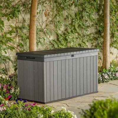 Produktbild von Keter Garten-Aufbewahrungsbox Darwin 570 L Grau