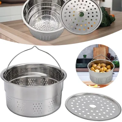 Produktbild von Dampfkorb aus Edelstahl für Thermomix TM7 TM6 TM5, Sogar Kochen für Gesünder