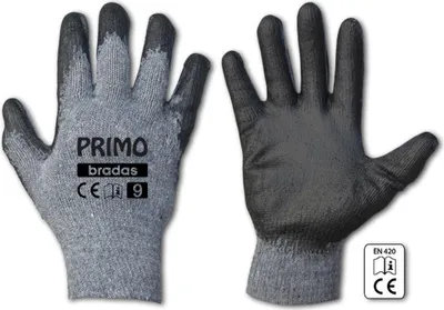 Produktbild von Bradas RWPR10, Baumwolle, Latex, Grau, Unisex, 1 Paar(e)