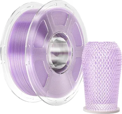 Image de filament pour imprimante 3D, Impression à grande vitesse, Compatibilité universelle, Violet clair