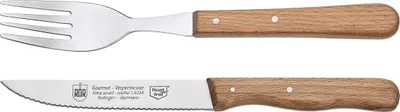 Produktbild von RÖR Besteckset aus Vespermesser / Gabel - Griff aus Buchenholz - 10173-2
