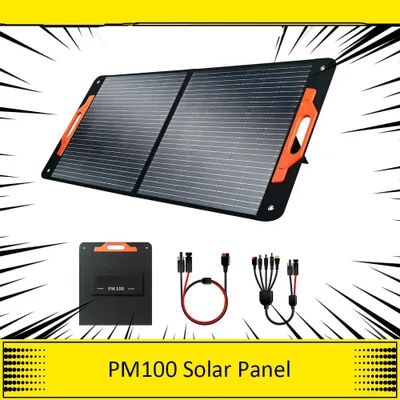 Immagine prodotto di Pannello solare - Pannelli solari - Pannello solare pieghevole - Pannello solare pieghevole - 100W