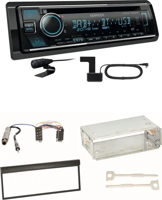 Produktbild von Kenwood KDC-BT760DAB Bluetooth Digitalradio USB CD Einbauset für Skoda Fabia 6Y