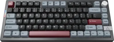 Produktbild von Montech MKey PRO, Verkabelt & Kabellos, USB + RF Wireless + Bluetooth, Mechanischer Switch, QWERTY, RGB-LED, Schwarz, Mehrfarbig