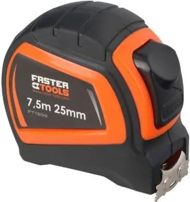 Zdjęcie produktu dla Miernik 10 m x 25 mm, FASTER TOOLS