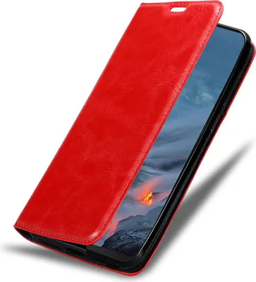 Image de Cadorabo Housse pour Cubot P30 Housse de protection rouge Etui pour téléphone portable Case Cover Fermeture magnétique