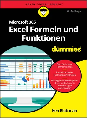 Produktbild von Microsoft 365 Excel Formeln und Funktionen für Dummies