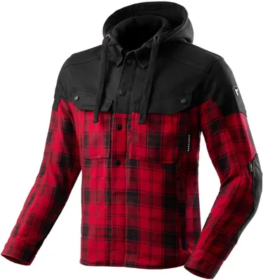 Obrázok produktu pre Rebelhorn Shifter motorkárska košeľa, čierna/červená, 3XL