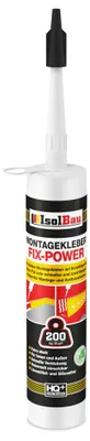 Isolbau Montagekleber Fix-Power 480 g Kraftkleber Baukleber Innen Außen 200 kg