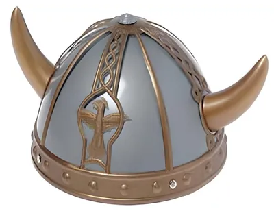 Produktbild von Wikinger Helm mit Hörner für Kinder als Kostümzubehör