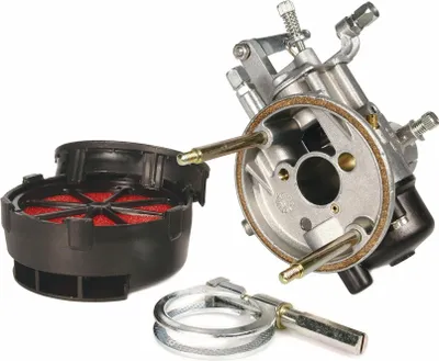 Immagine prodotto di Carburatore Malossi SHBC 19/19 con filtro aria E3 per Vespa SP. 50