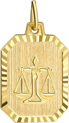 Produktbild von V Anhänger Sternzeichen Waage 333/- Gelbgold
