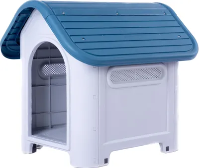 Productafbeelding van Lanco - Ren voor kleine honden. Met binnen- en buitenruimte en ventilatieopeningen