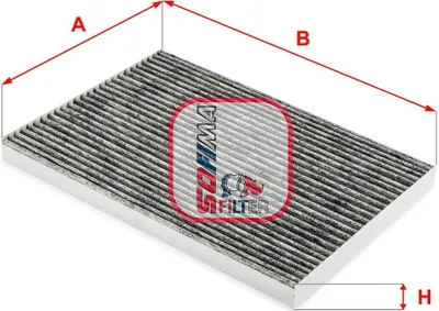Produktbild von SOFIMA S 4268 CA Innenraumfilter Pollenfilter für NISSAN Qashqai / Qashqai +2 I (J10, NJ10) Aktivkohle