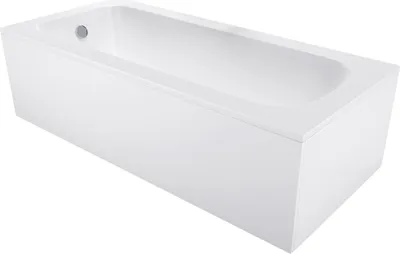Produktbild von Mexen Vega rechteckige Badewanne 120 x 70 cm mit Verkleidung, weiß - 55011207000X