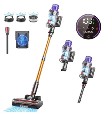 Obrázek produktu pro Vysavač, výkon 500 W, sací výkon 50000 Pa, lithium-iontová baterie, objem prachové nádoby 0,6–1 litr, bezdrátový design