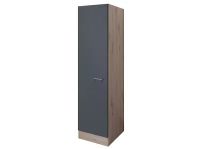 Produktbild von Geschirrschrank - 50 cm breit - Basaltgrau Matt San Remo Eiche – Morena