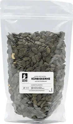 Produktbild von Steirische Kürbiskerne geschält, Arzneikürbis Kürbiskerne aus der Steiermark, 500g