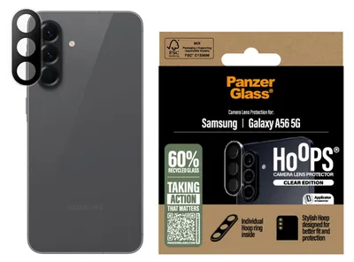 Immagine prodotto di Panzerglass Hoops Lens Protector per Samsung Galaxy A56 5G - Trasparente