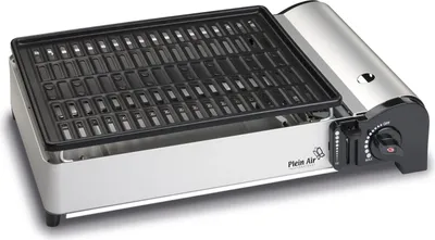 Image de Barbecue gaz portable 1900W, Plancha gaz anti‑adhésive, Idéal camping, terrasse, balcon KEMPER