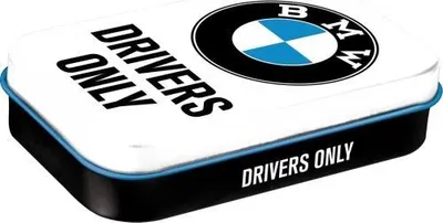 Zdjęcie produktu dla Nostalgic-Art - Pillendose XL - BMW - Tylko dla kierowców BMW