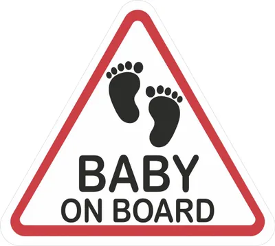Produktbild von Hermann Schütz Aufkleber Warnung Baby on board