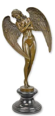 Productafbeelding van A Bronze Sculpture Of The Winged Night