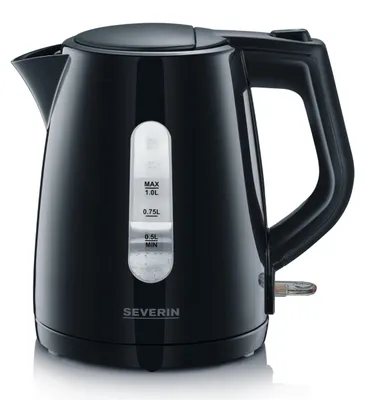Obrázok produktu pre Severin WK 3410, 1 L, 2200 W, Čierna, Indikátor úrovne vody, Zabezpečenie proti prehriatiu, Filtrovanie