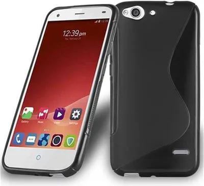 Produktbild von Cadorabo Schutzhülle für ZTE Blade S7 Hülle in Schwarz Handyhülle Case TPU Silikon Etui