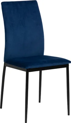 Obrázek produktu pro Sametová jídelní židle Smuk Eloise Blue