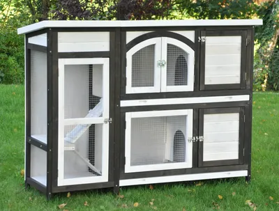 Produktbild von Kleintierstall Jumbo braun 145 x 48 x 109 cm