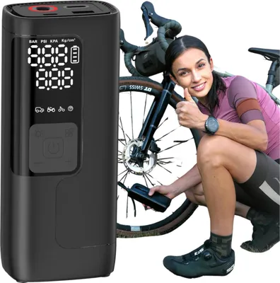 Obrázek produktu pro Elektrické čerpadlo kompresor bezdrátové auto kolo 5200mAh 150psi