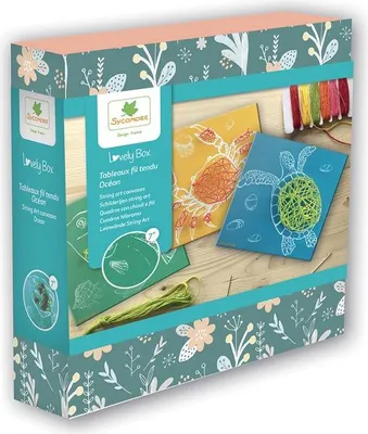 Zdjęcie produktu dla Sycomore String Art Spielzeug Lovely Box Ocean kreatives Bastelset