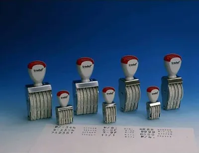 Produktbild von WEDO Stempel Zahlen 7mm 6stellig. 1576