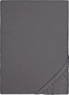 Produktbild von Spannbettlaken Winterflausch anthrazit 180 x 190 - 200 x 200 cm, 68% Baumwolle, 32% Polyester