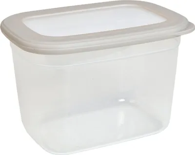 Productafbeelding van MICHELINO Opbergbox, voorraadpot, voorraadcontainer voor een goed georganiseerde voorraadkast. 1300 ml, beige