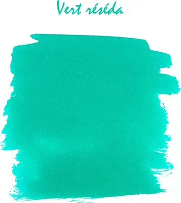 Produktbild von Jacques Herbin 4x Tinte für Füller + Tintenroller Flakon 30 ml Resedagrün 13038T