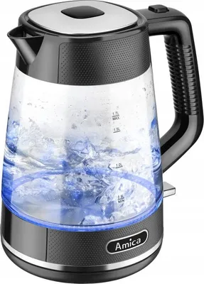 Zdjęcie produktu dla Czajnik elektryczny Amica KF 4050G 1,7L 2200W Czarny