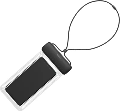 Obrázek produktu pro Baseus Univerzální Voděodolný Kryt Pouzdro Na Telefon (Max 7,2) Na Bazén U Vody Ipx8 Černá (Acfsd-Dg1)
