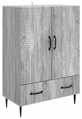 Produktbild von vidaXL Sideboard Graues Sonoma 66 x 34,5 x 95 cm Holzwerkstoff