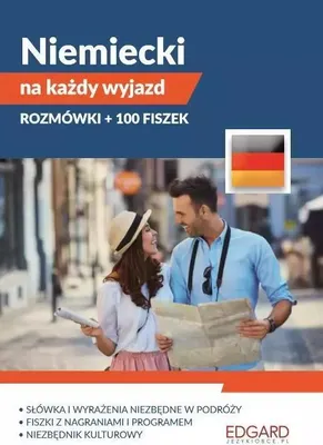 Obrázek produktu pro Pakiet. Niemiecki na każdy wyjazd. Rozmówki + 100 fiszek