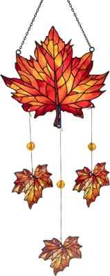 Produktbild von Fensterschmuck -Blätter 20x50cm aus Metall gefertigt