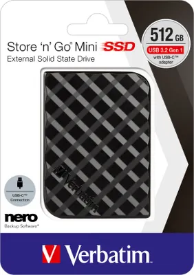 Produktbild von Verbatim Store n Go 512GB Mini SSD USB 3.2 53236