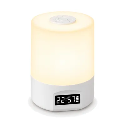Produktbild von Nachttischlampe LED dimmbar – Kabellose Tischlampe mit Akku, 3 Lichtfarben, 10 Helligkeitsstufen, Nachtlicht & Leselampe für Schlafzimmer