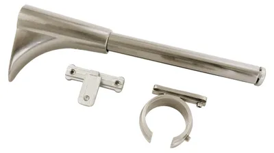 Obrázok produktu pre Gardinia univerzálny držiak 1- a 2-runner pre Ø 25 mm z nerezovej ocele vzhľad 6 / 5 cm