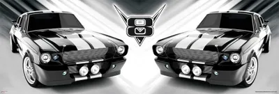 Immagine prodotto di American Muscle - Classic GT Vehicles Slim Poster Poster Print Dimensioni 91,5x30,