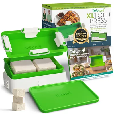 Tofupresse – entfernt Wasser aus Tofu, BPA-frei, spülmaschinengeeignet