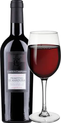 Produktbild von Gourmet Berner Conte di Campiano, Primitivo di Manduria, 14,5%vol., 0,75l WROT10